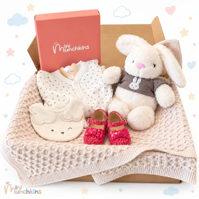 Set Conejito y Zapatos · fotografía del catálogo de Mini Munchkins